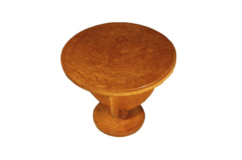 Maple Side Table Art Deco Design