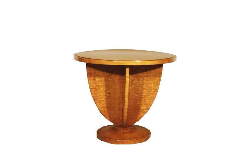 Maple Side Table Art Deco Design